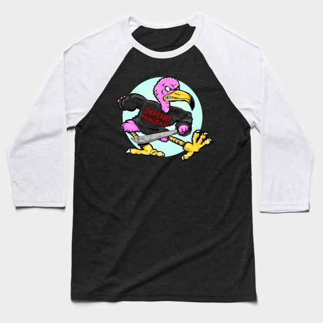 DEFEND HIALEAH - FREDERICO FLAMINGO Baseball T-Shirt by FWACATA